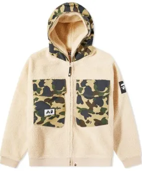 A Bathing Ape Men's Big Pocket Relaxed Fit Boa Jacket