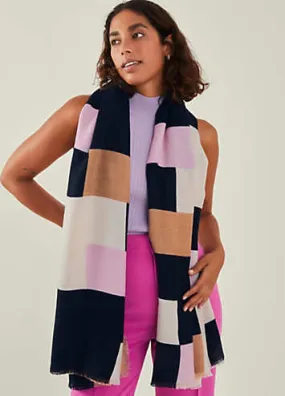 Accessorize Geometric Print Scarf