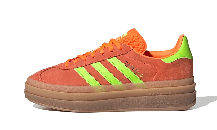 Adidas Gazelle Bold Solar Orange Solar Green