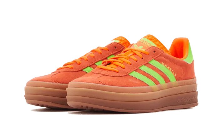 Adidas Gazelle Bold Solar Orange Solar Green