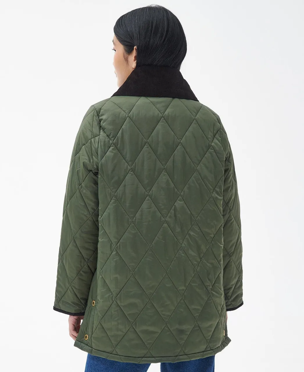 Barbour Modern Liddesdale Quilted Coat- Olive