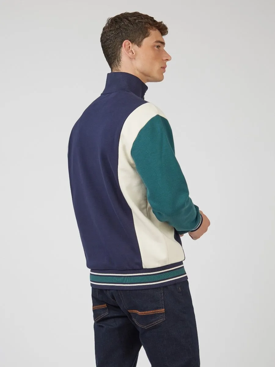 Ben Sherman Half Zip Track Top Jacket Marine