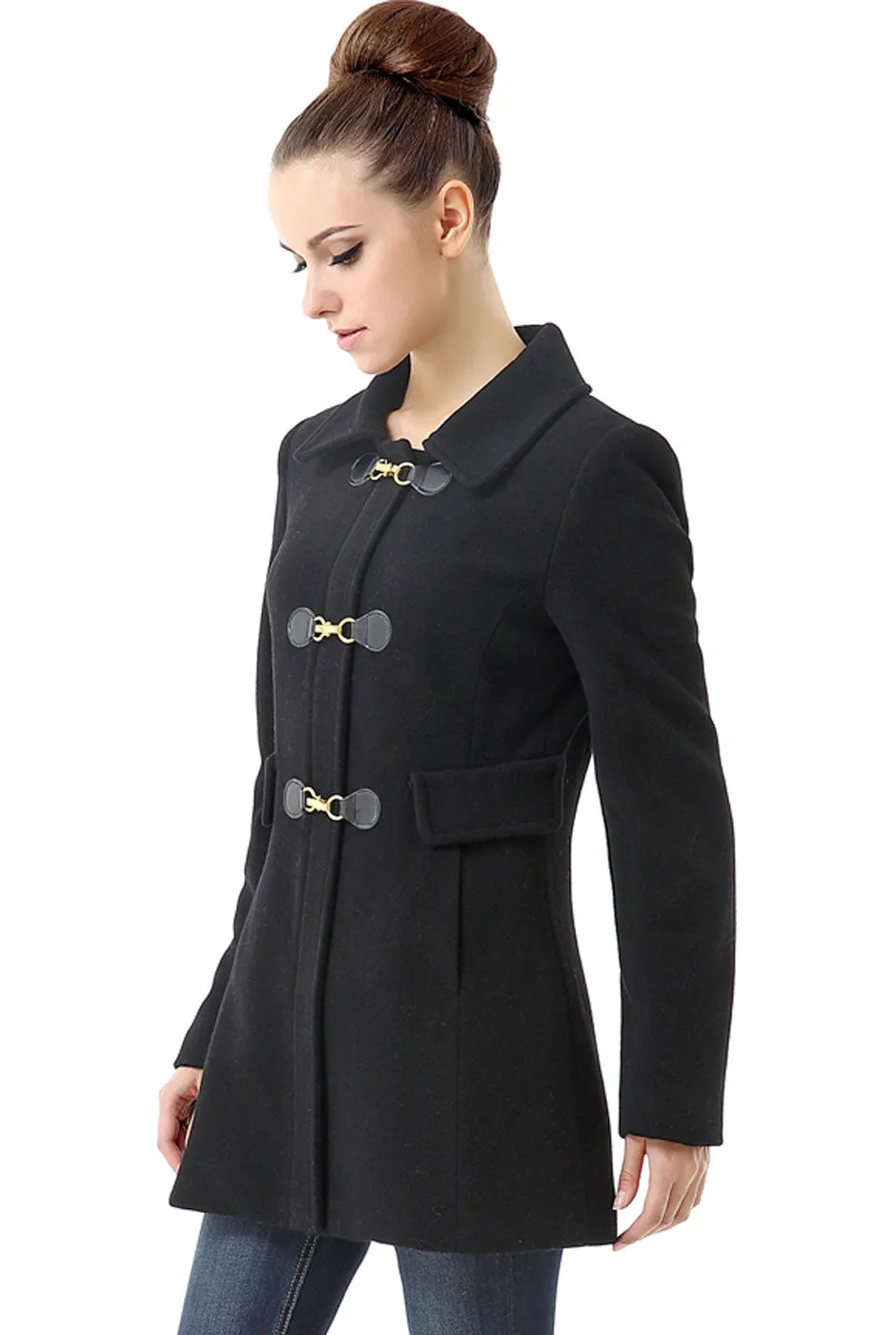 BGSD Women Amy Toggle Wool Coat