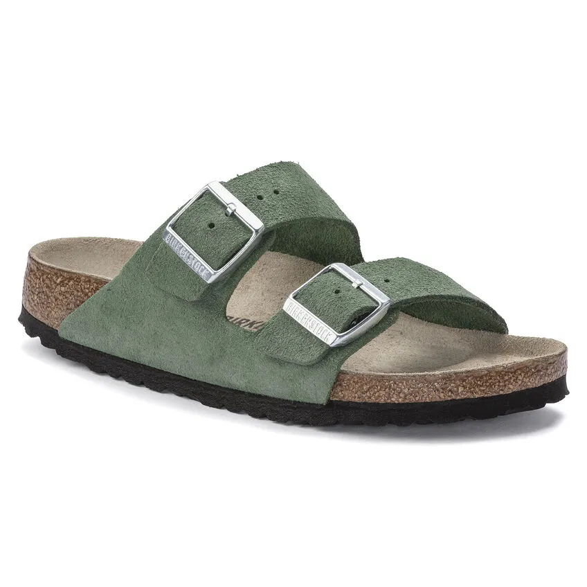 Birkenstock Womens Arizona Slide On Sandals- Thyme