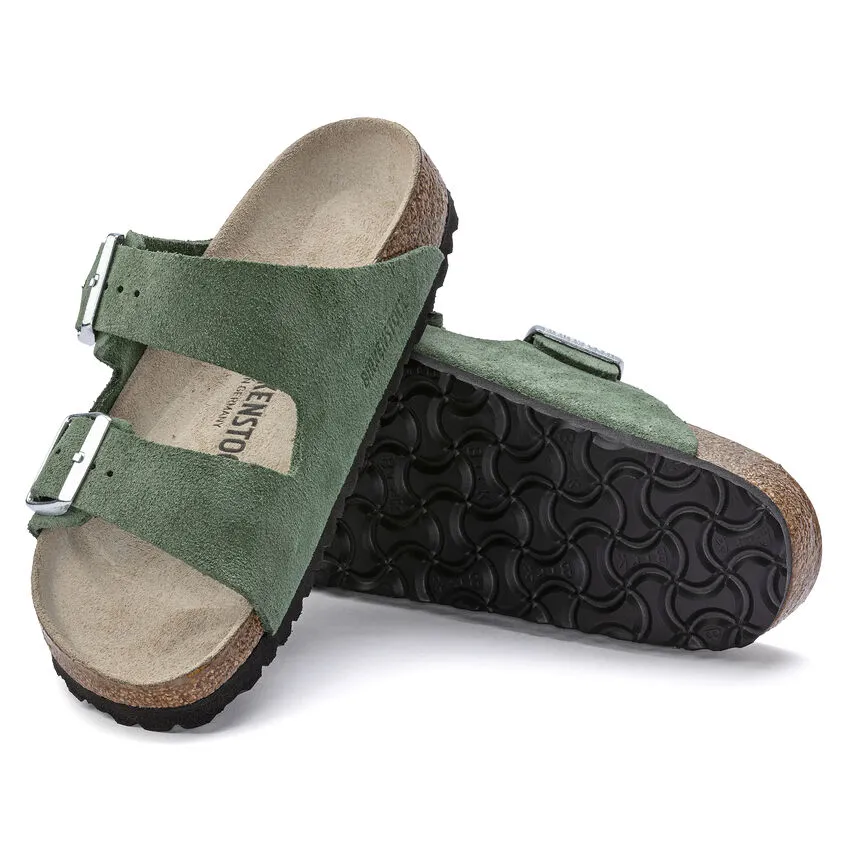 Birkenstock Womens Arizona Slide On Sandals- Thyme