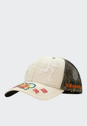 Biyu Trucker Hat - White/Camo