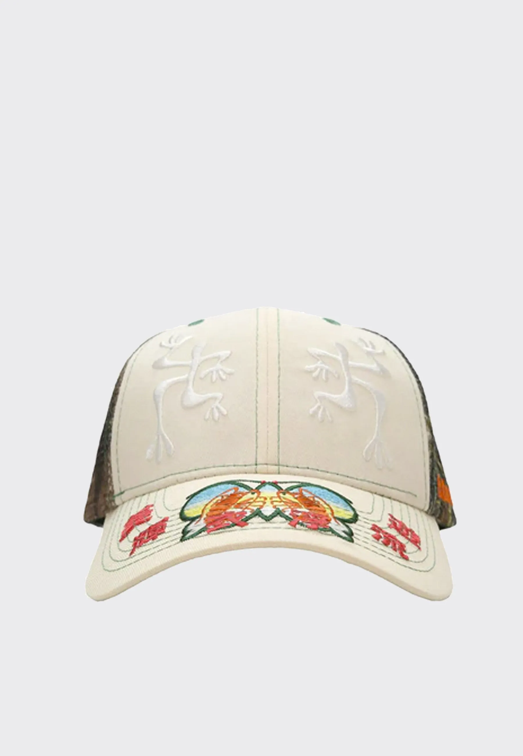 Biyu Trucker Hat - White/Camo