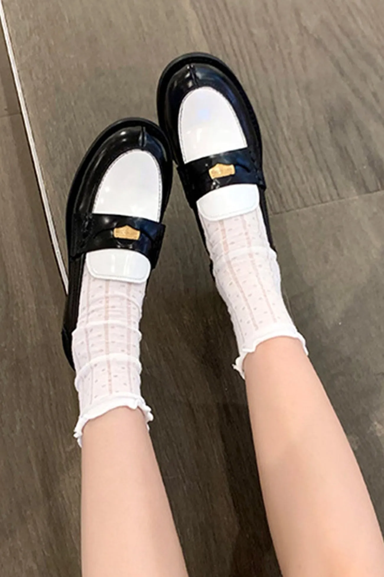 Buckle Platform Loafers