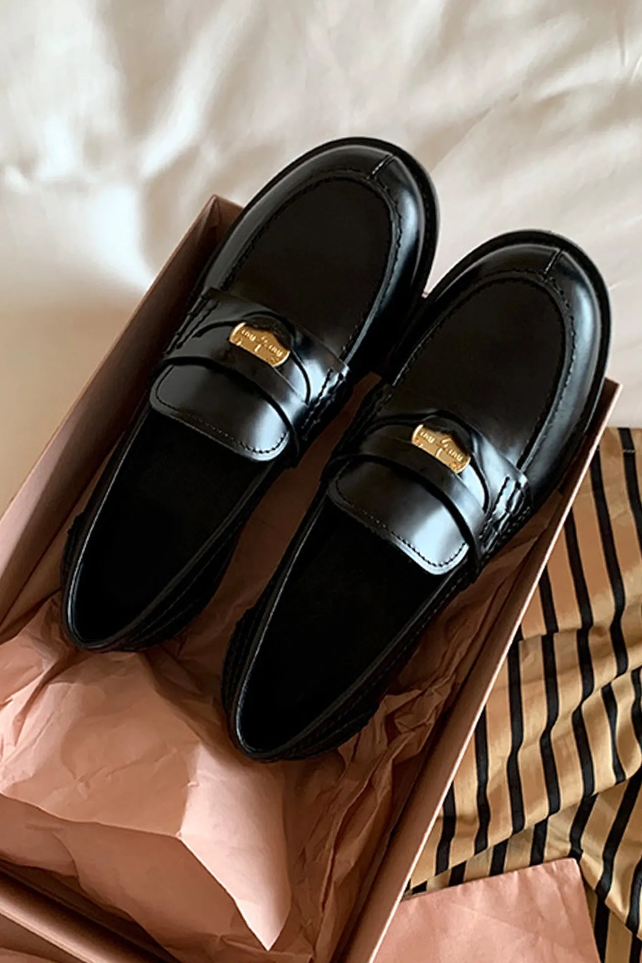 Buckle Platform Loafers