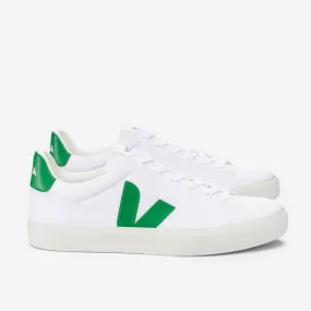 Campo Canvas Sneaker (White + Emeraude)