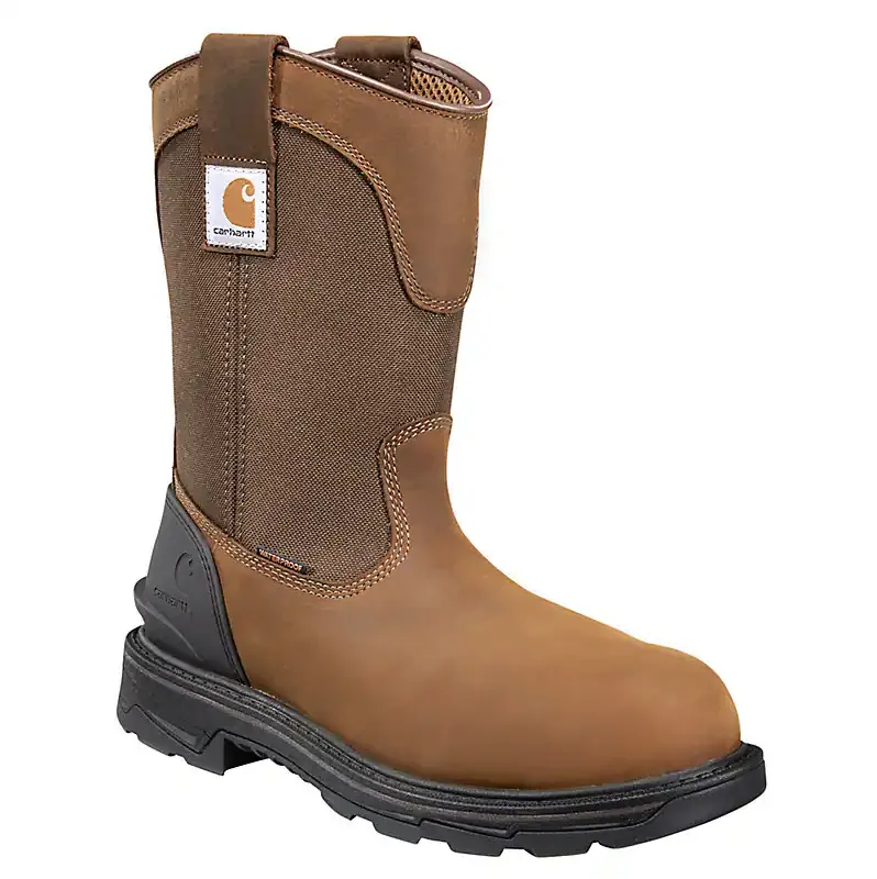 Carhartt IRONWOOD WATERPROOF 11 SOFT TOE WELLINGTON 10M Bison Brown Oil Tan