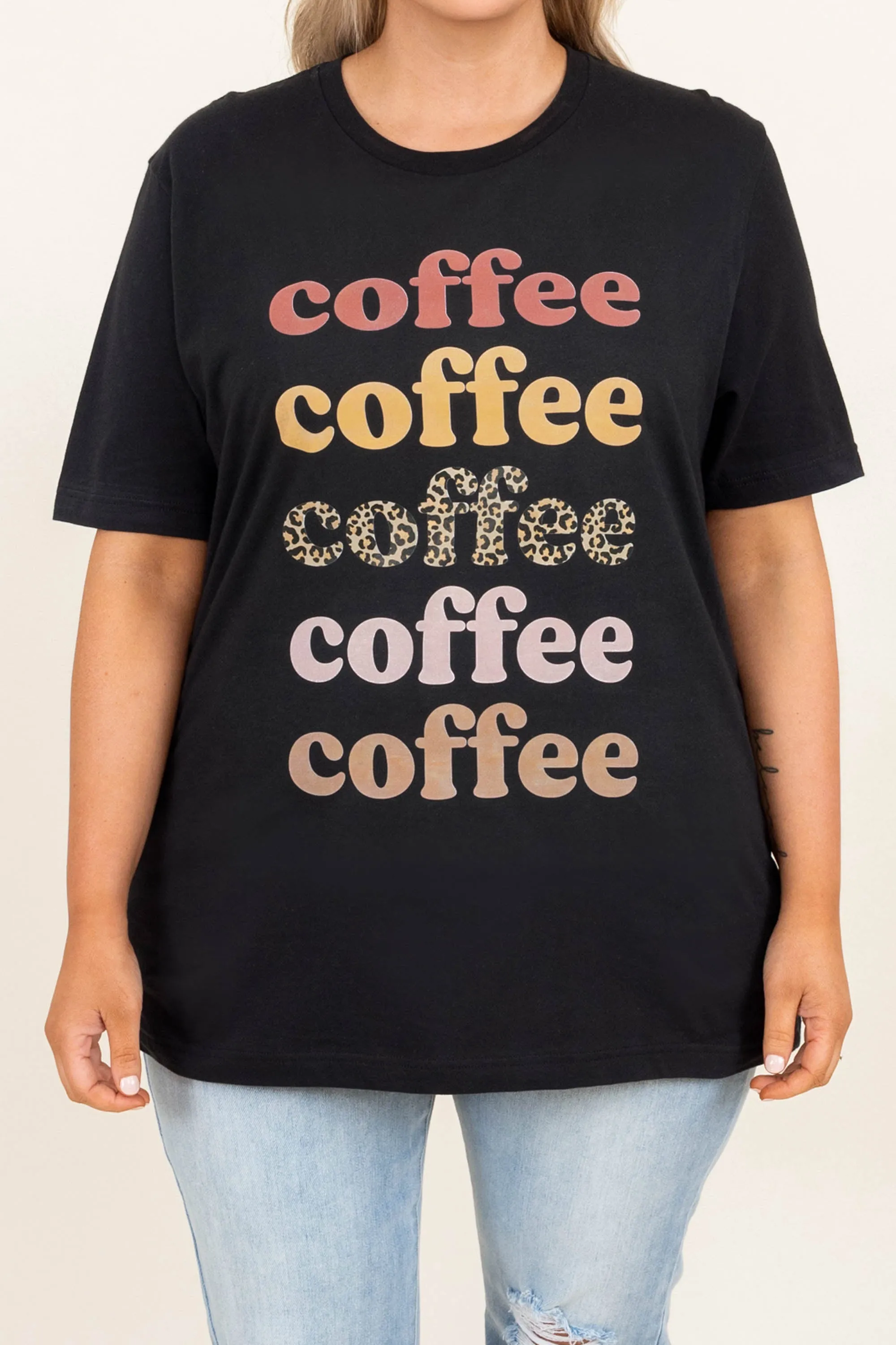 Coffee Lover Tee, Vintage Black