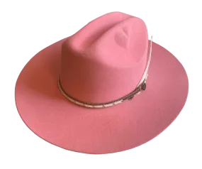 Corral Womens Pink Dixie Felt Hat