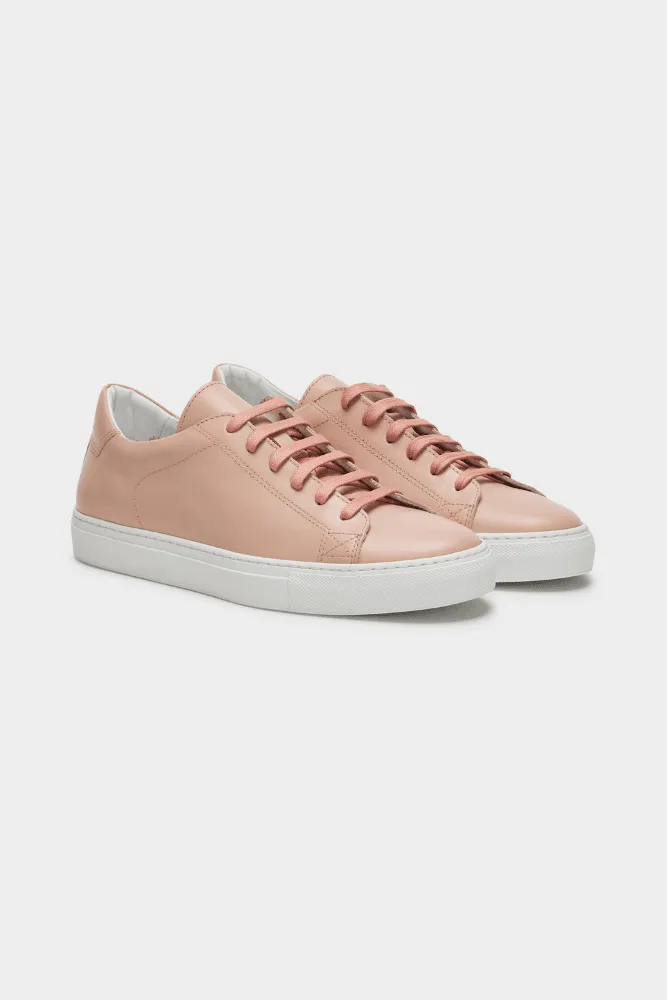 GCV2 Low Sneaker - Light Pink Leather with White Sole