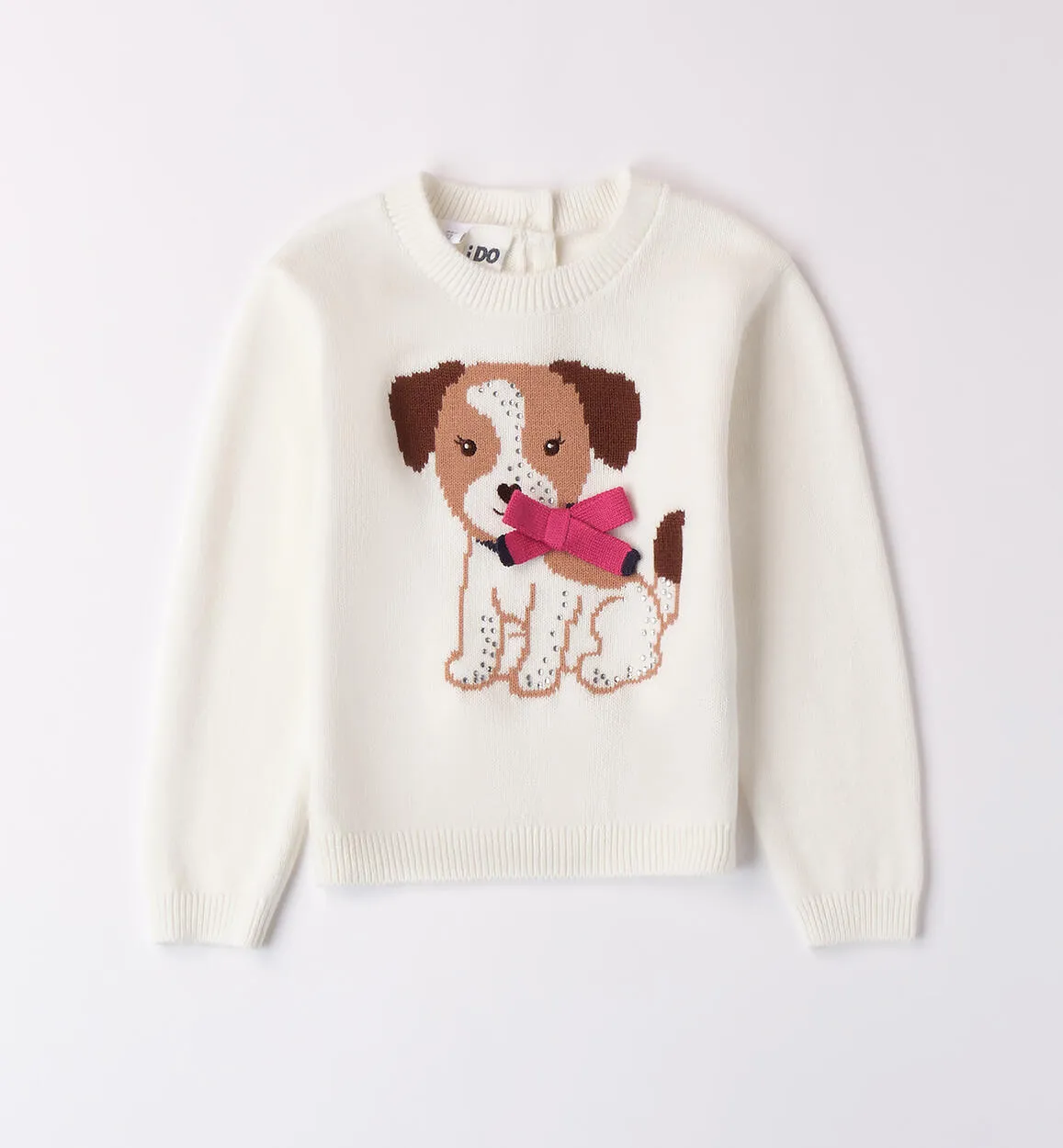 Girl sweater with dog