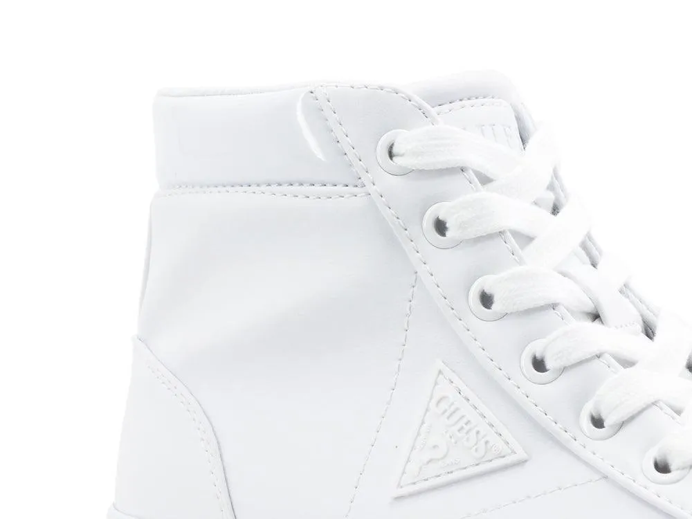 GUESS Sneaker Hi Pelle White FL5BS3ELE12