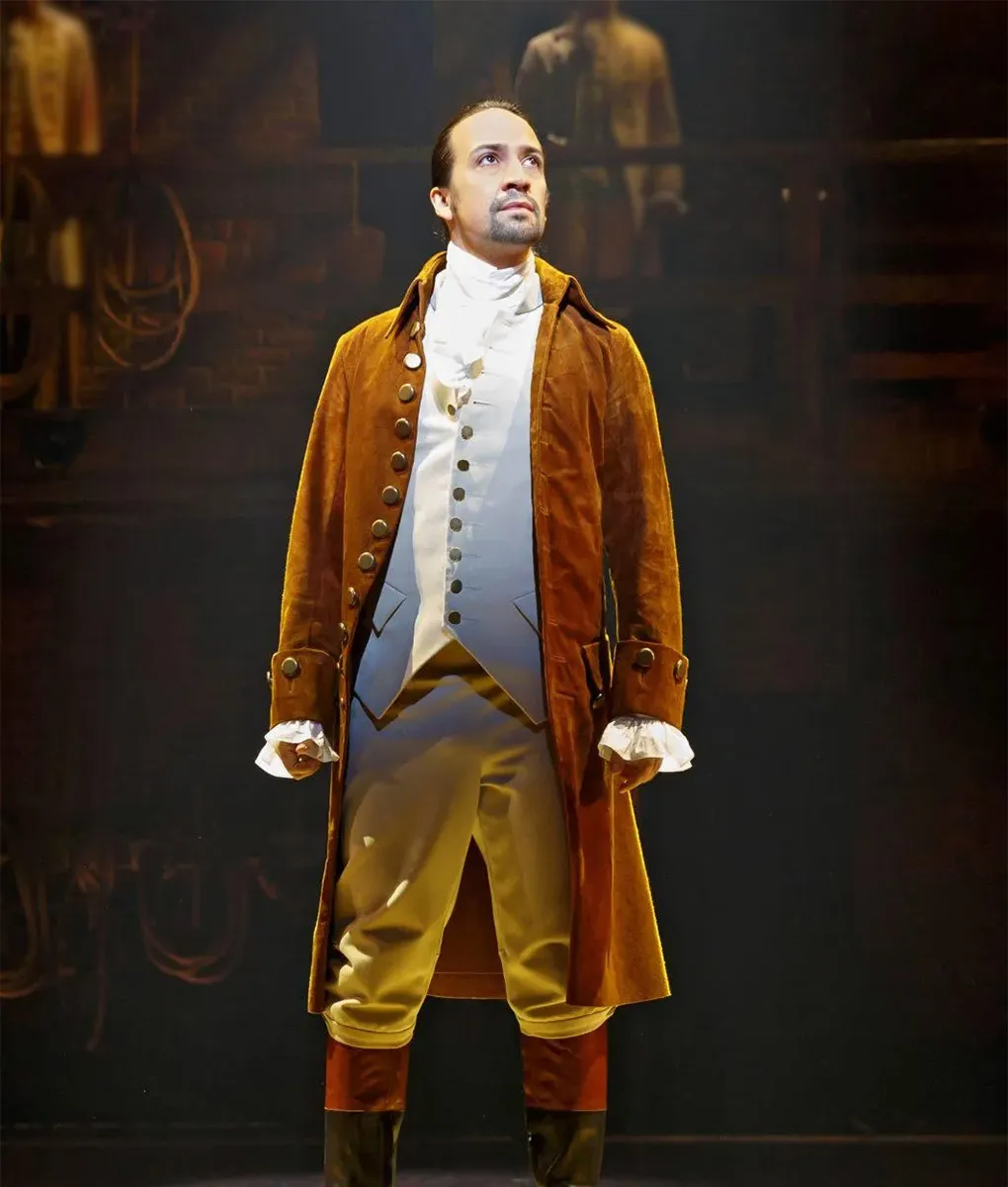 Hamilton Lin-Manuel Miranda Brown Coat