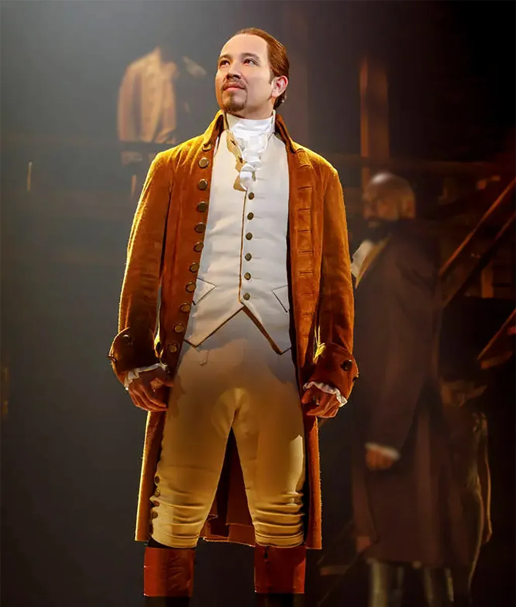 Hamilton Lin-Manuel Miranda Brown Coat