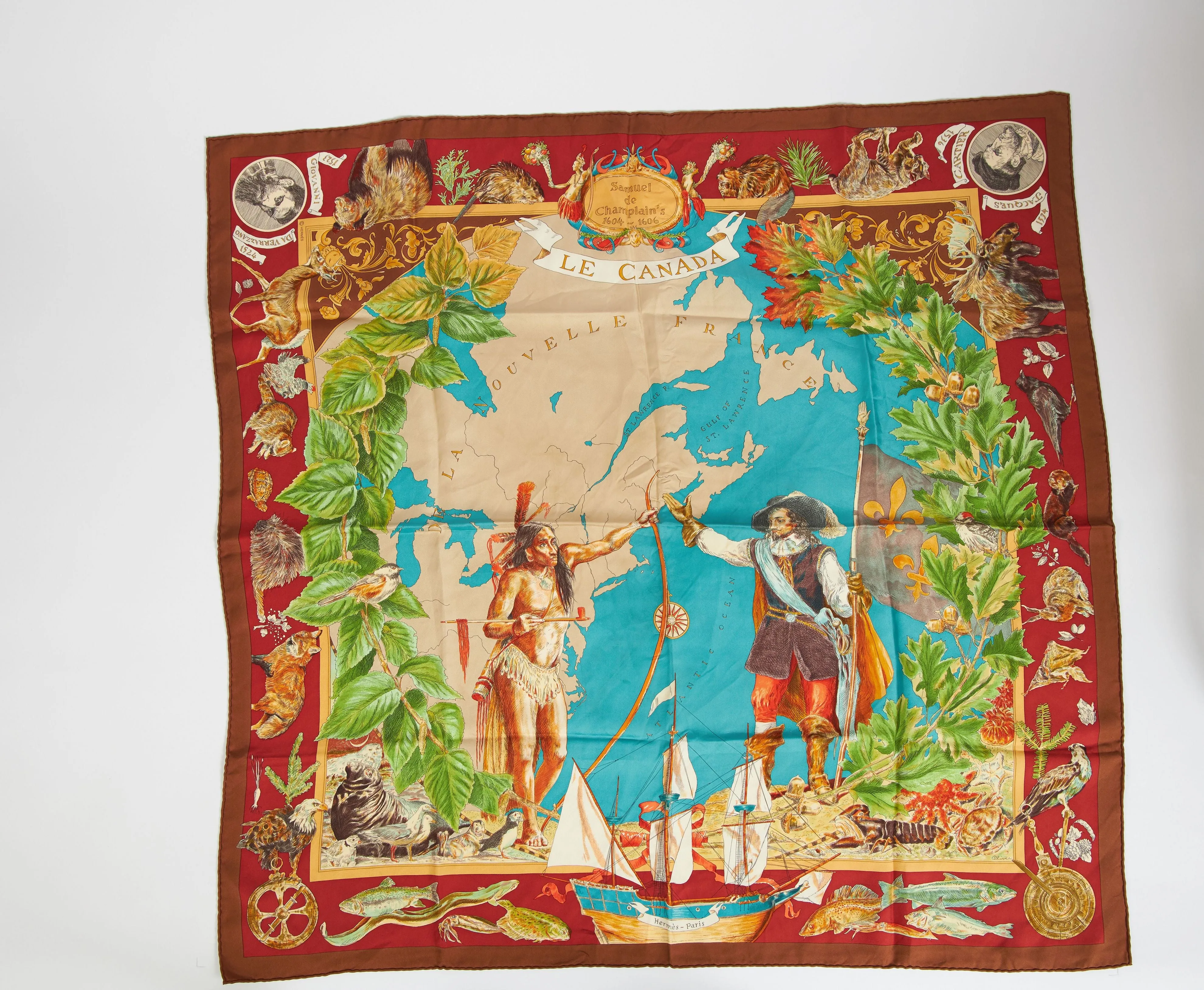 Hermès Le Canada Scarf