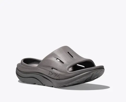 Hoka Men’s ORA Recovery Slide 3 Sandals-Grey