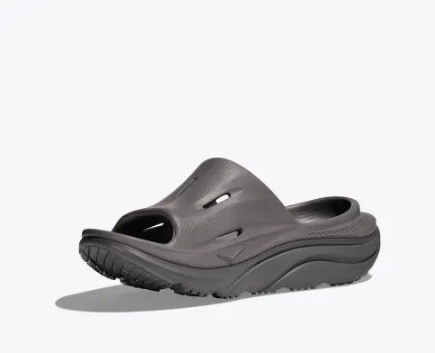 Hoka Men’s ORA Recovery Slide 3 Sandals-Grey