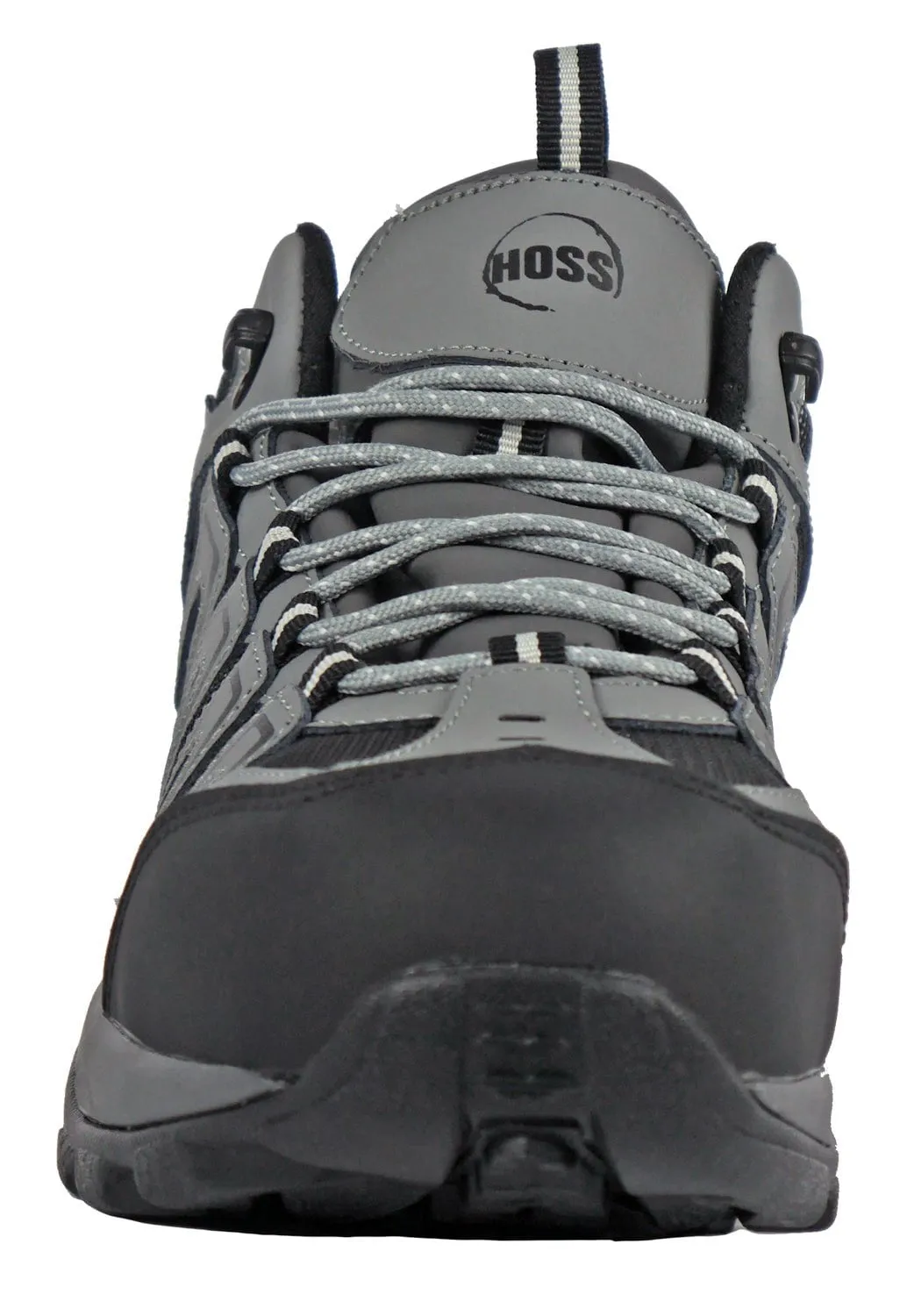 Hoss Boots Mens Trail Grey Leather/Mesh Action Hiking Boots