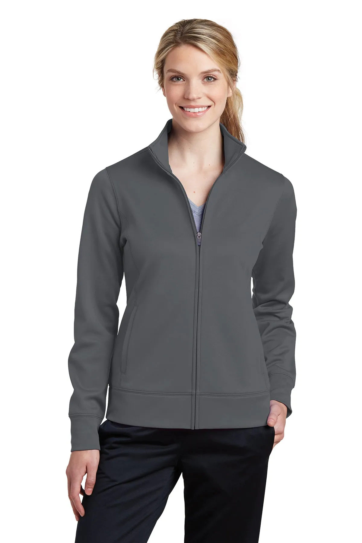 Humbug- Sport-Tek Ladies Sport-Wick Fleece Full-Zip Jacket (LST241)