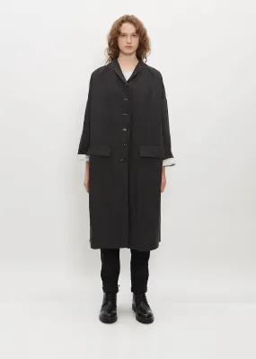 Inox Cotton and Virgin Wool Coat