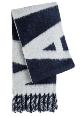 ISABEL MARANT Loliana logo-intarsia alpaca-blend scarf 
                         
                     
                