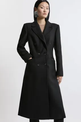 Italian Wool Fitted Coat | Karen Millen