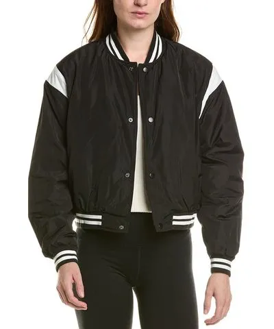 IVL Collective Cropped Varsity Bomber Jacket