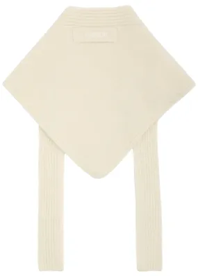 JACQUEMUS Le Chale Gros Grain alpaca-blend scarf  
                         
                     
                