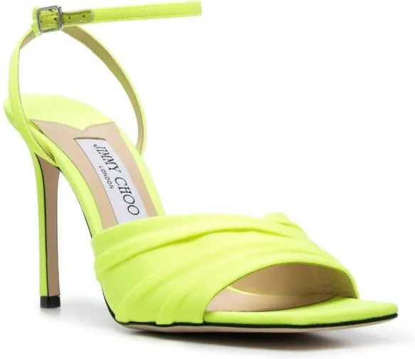 Jimmy Choo Basil 95mm sandals Green