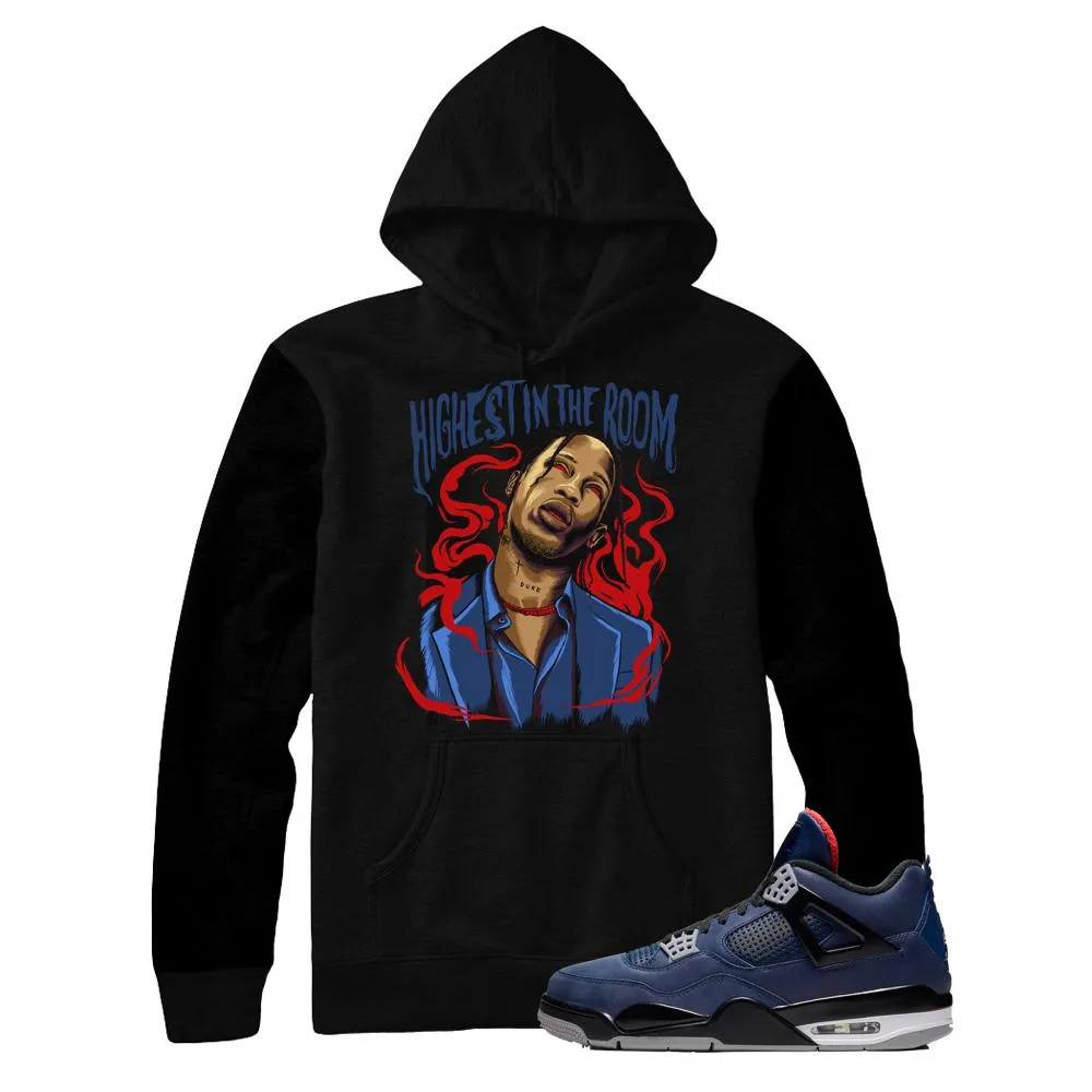 Jordan 4 Winter Loyal Blue Travis Scott Hoodie