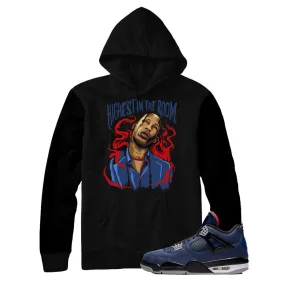 Jordan 4 Winter Loyal Blue Travis Scott Hoodie