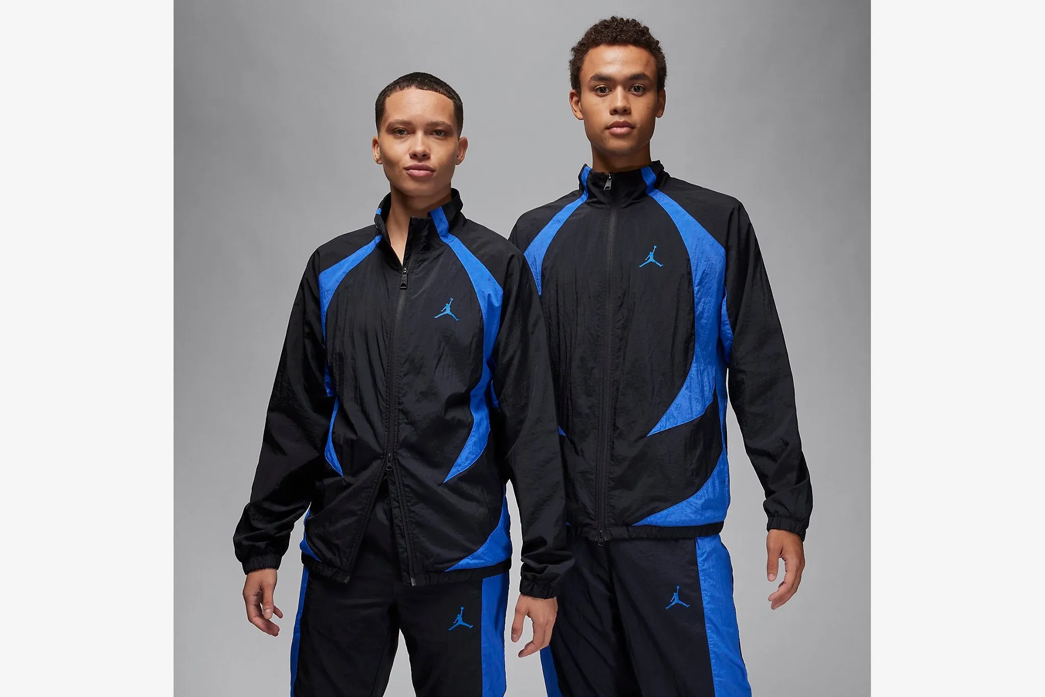 Jordan Sport Jam Men's Warm Up Jacket M - Black / Game Royal