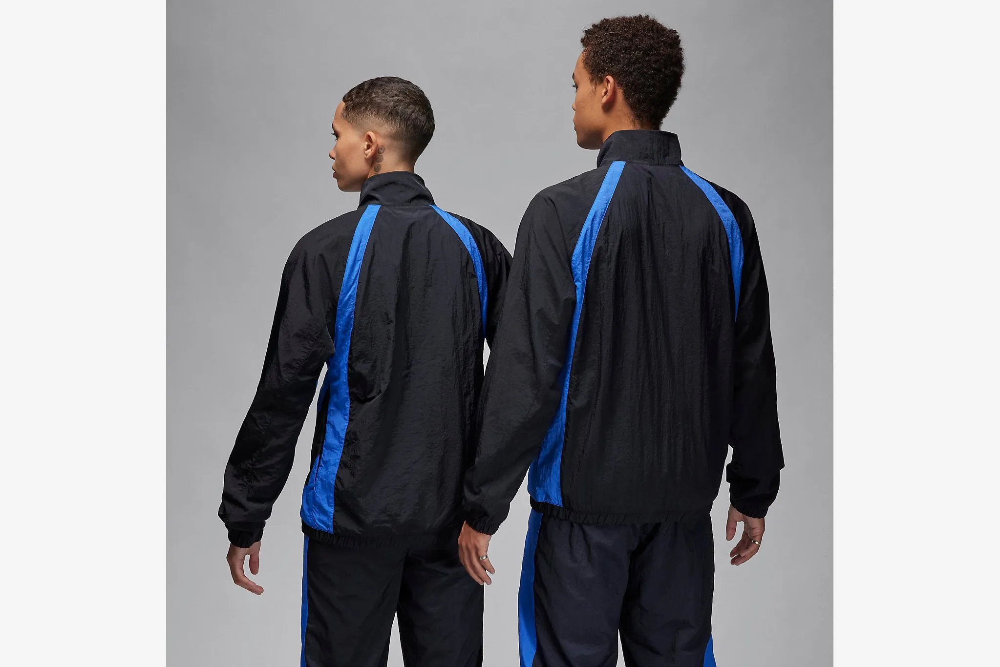 Jordan Sport Jam Men's Warm Up Jacket M - Black / Game Royal