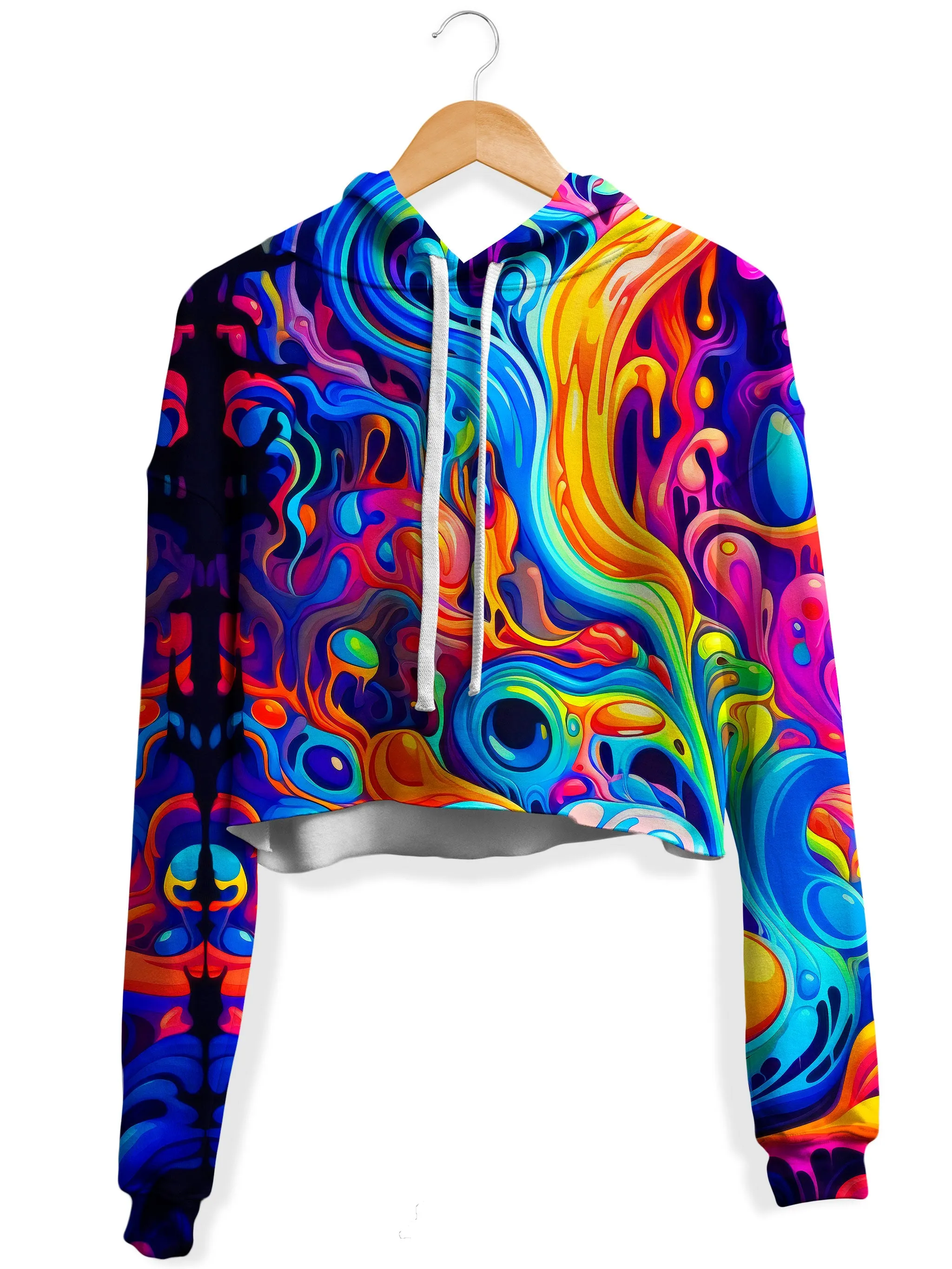 Kandi Swirl Crop Hoodie and Leggings Combo