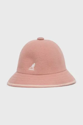 Kangol wool hat pink color