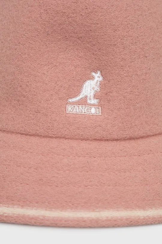 Kangol wool hat pink color