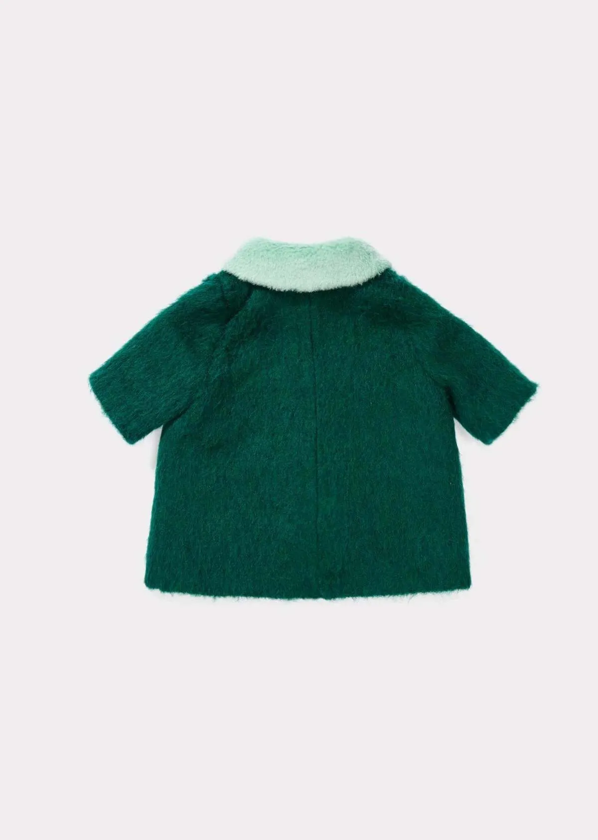 kids Caramel FLAMINGO BABY COAT - EMERALD GREEN