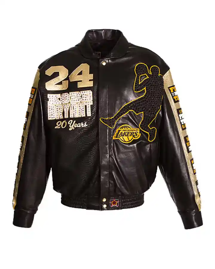 Kobe Bryant 20 Years Black Jacket - William Jacket