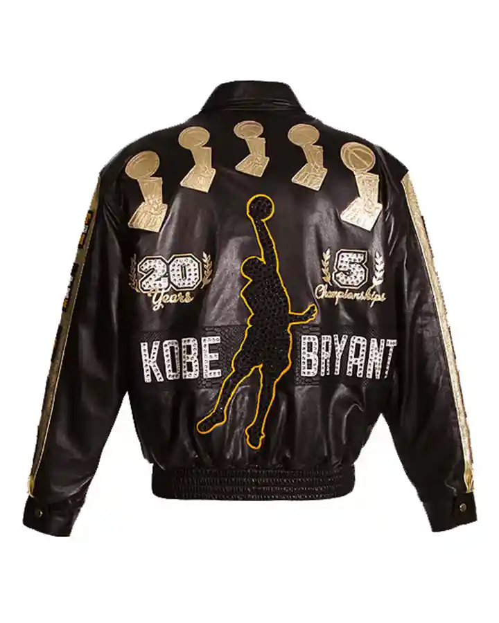 Kobe Bryant 20 Years Black Jacket - William Jacket