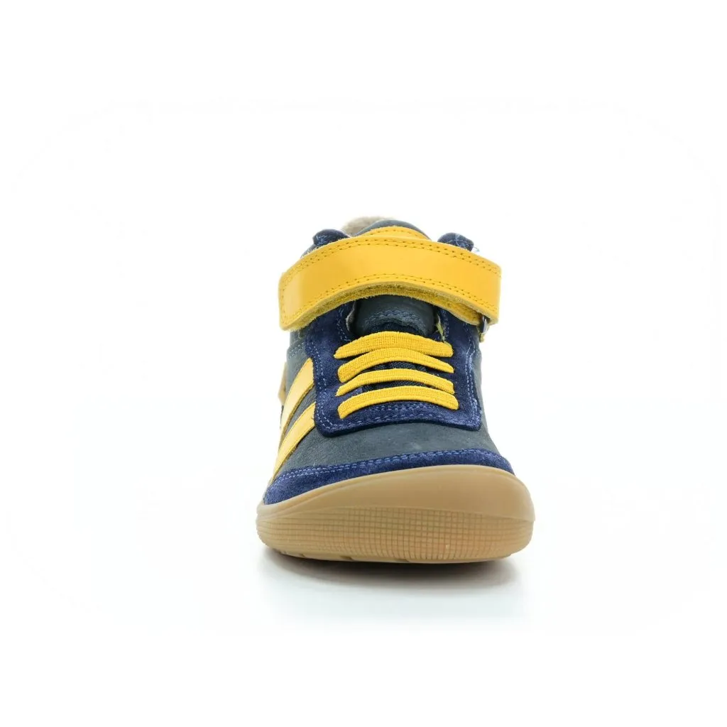 Koel4kids Daniel Tex blue winter barefoot shoes