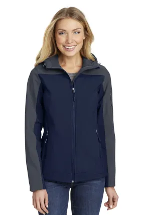 L335 Port Authority Ladies Hooded Core Soft Shell Jacket SKU: L335