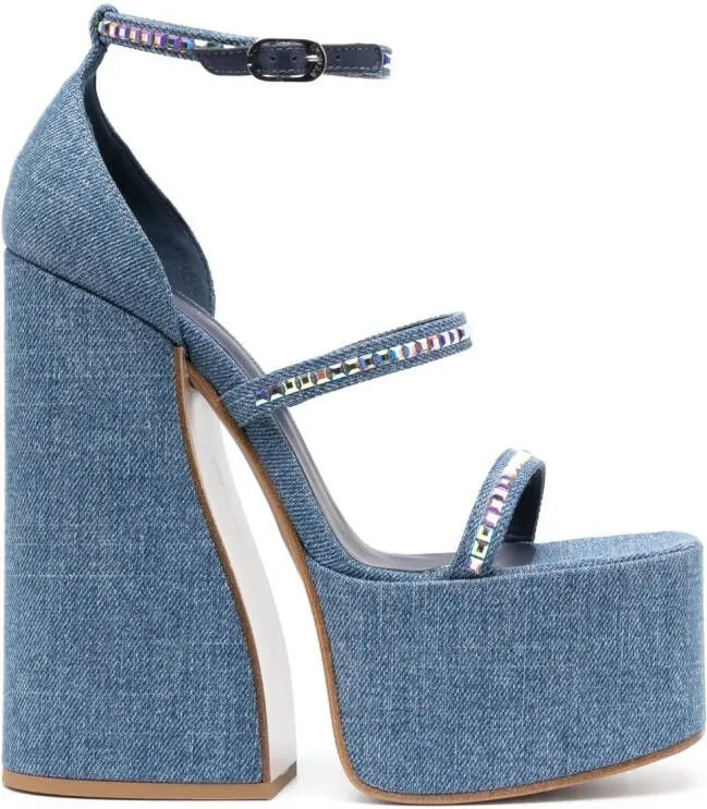 Le Silla Nikki platform sandals Blue