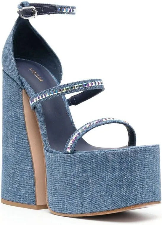 Le Silla Nikki platform sandals Blue