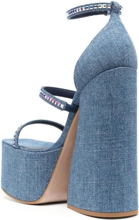 Le Silla Nikki platform sandals Blue