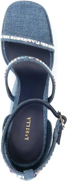 Le Silla Nikki platform sandals Blue