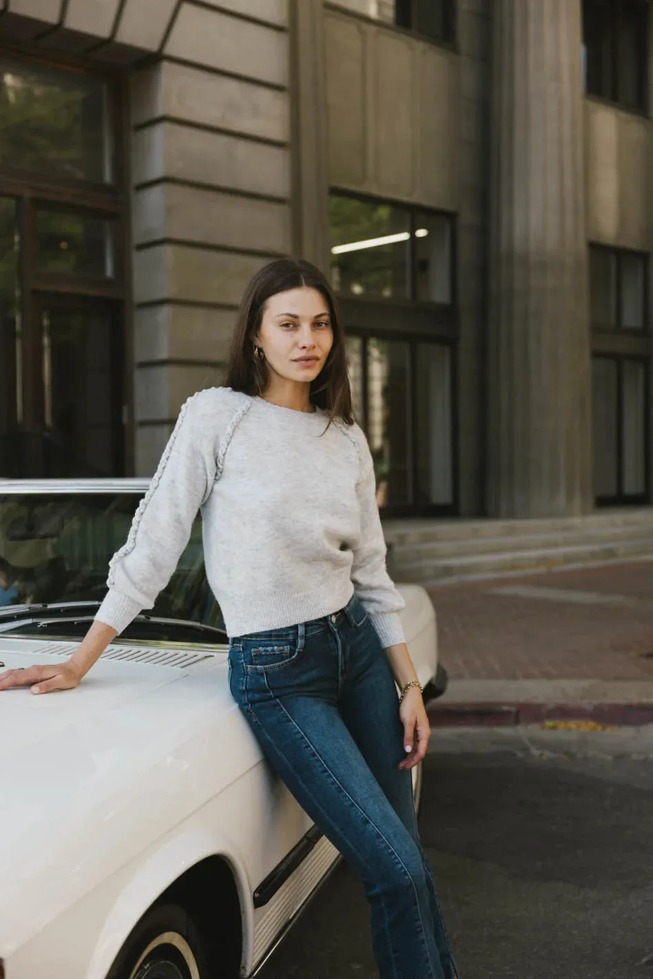 Leony Braided Sweater